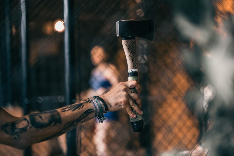 Axe Throwing Experience - Price and value: $20 for a coached skill session