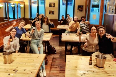 Beer Tasting Experience in Brussels - The class flow: slides, beer basics, then five guided pours
