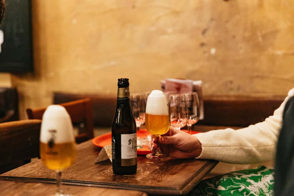 Brussels: Beer Tasting Tour with 7 Beers and Snacks - The best part: hidden taverns off the Grand Place alleys