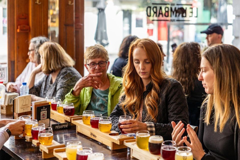 Brussels: City Highlights Walking and Tasting Tour - The local bar beer flight: four pours, one smart way to taste