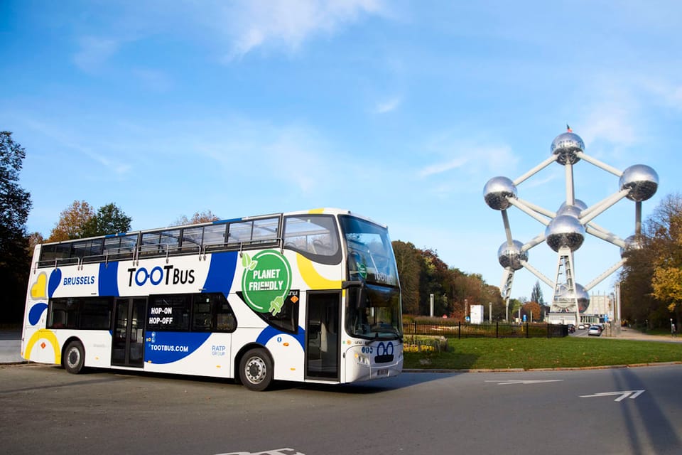 Brussels: Hop-On Hop-Off Bus Tour& Belgian Beer World Museum - Stop-by-stop: what to do at each red-route landmark