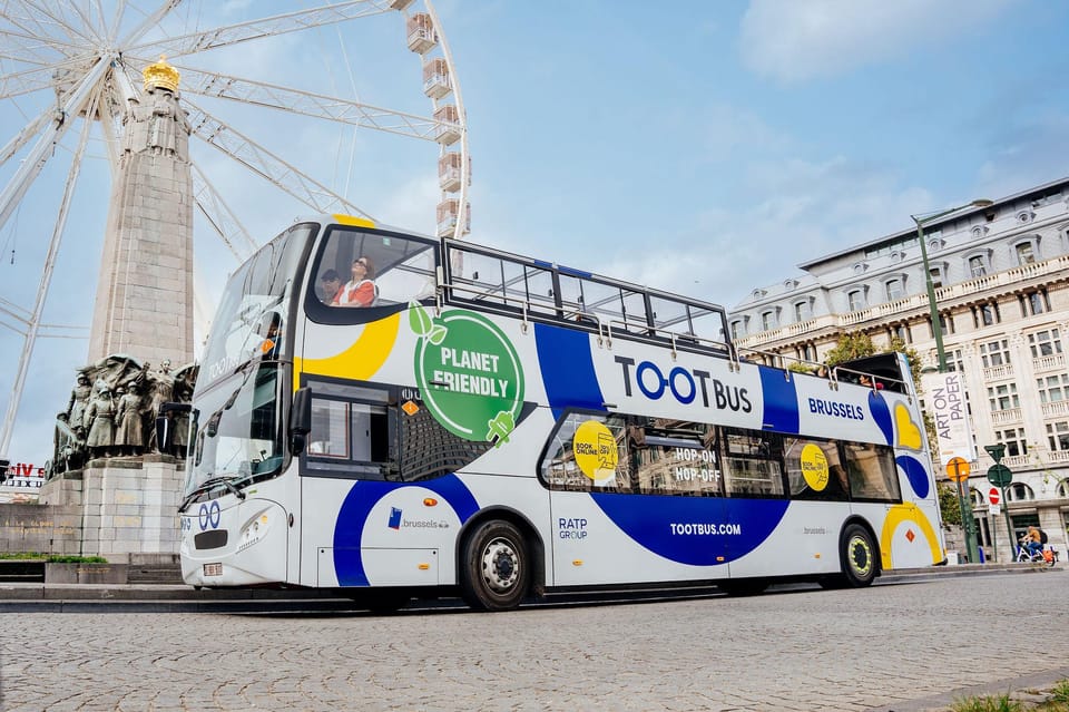 Brussels: Hop-On Hop-Off Bus Tour& Belgian Beer World Museum - Open-top views and free walking tours: how to make Brussels feel real
