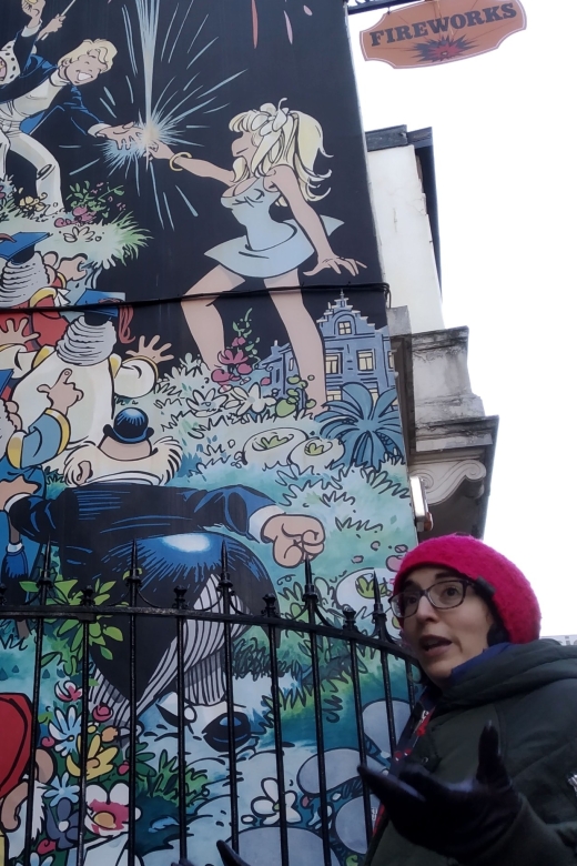 Brussels: The comic book walls walking tour - The 1991 Wall Stop: Seeing Brussels Comic Origins in Public