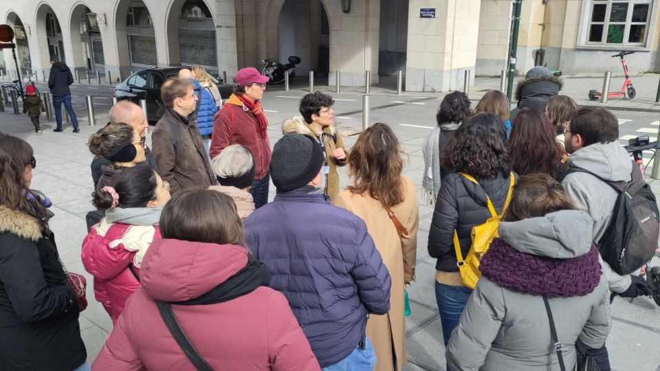 Brussels: The comic book walls walking tour - The App Add-On: Multimedia Info You Can Review Later