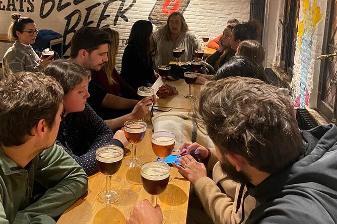 Chocolate and Beer Food Tour of Brussels - La Bourse de Bruxelles: your last chocolate, then beer culture begins