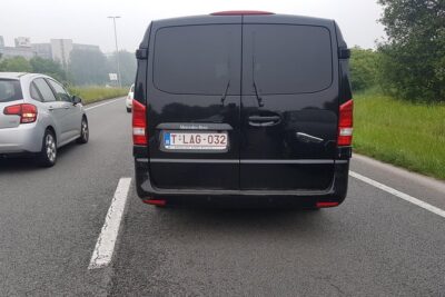 Luxury Minivan from Charleroi airport to the city of Brussels - Meeting your driver: Leonidas Chocolate Shop in Terminal 1